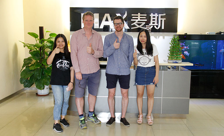 廣交會(huì)專題瑞典客戶Daniel Peter參觀麥斯